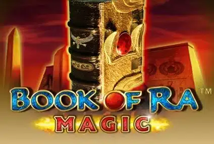Book of Ra Magic Slot artwork with the ancient Egyptian adventure theme