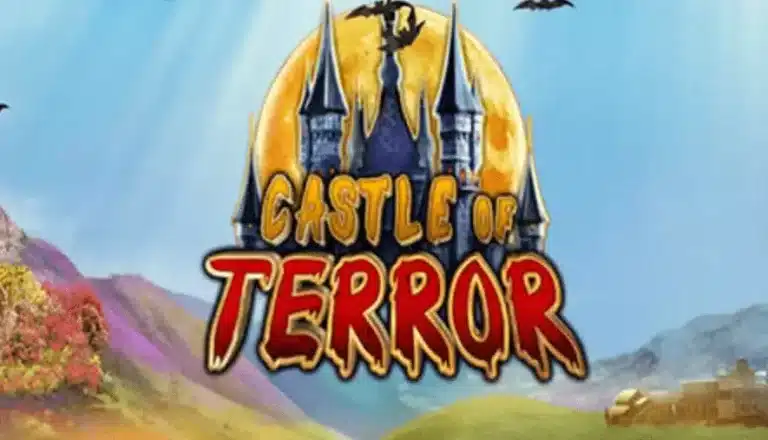 Castle of Terror Slot by Big Time Gaming with vampire castle artwork