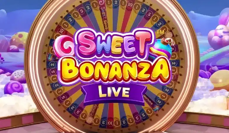 Sweet Bonanza CandyLand Slot live game show artwork by Pragmatic Play