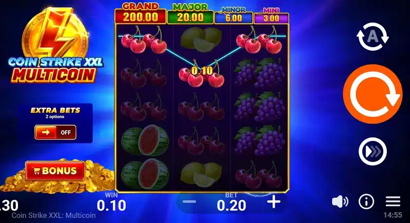 Coin Strike XXL Multicoin Slot Bonus Game with collector symbols Coin Strike XXL Multicoin Slot Bonus Game with collector symbols